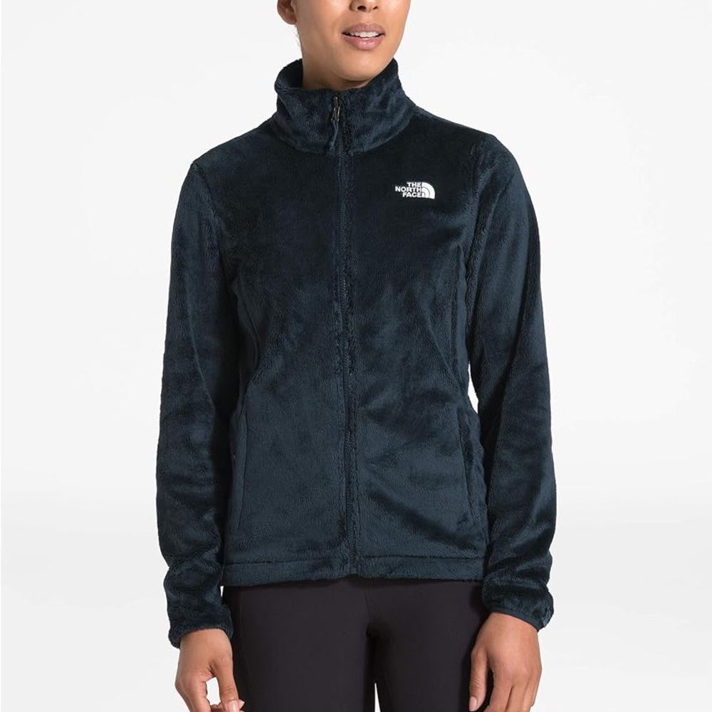 The North Face Black Ostia Fleece Full Zip Jacket Size XS